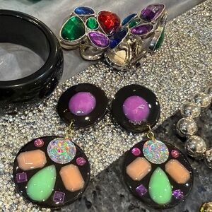 Colorful Statement Earrings